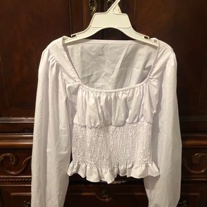 White dressy top